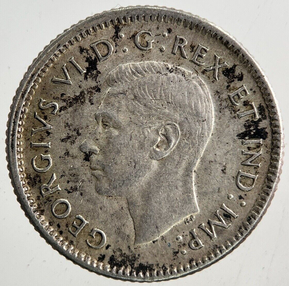 1943 Canada 10 Cents Silver Coin | Very High Grade
