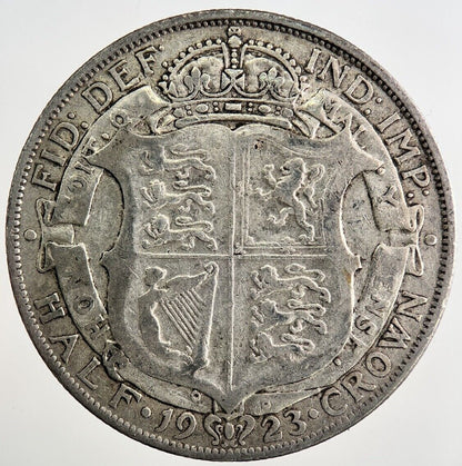 1923 George V Half - Crown Silver Coin | Collectable Grade | a8117
