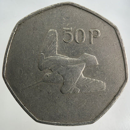 1978 Irish 50p Fifty - Pence Coin | Fine Collectable Grade