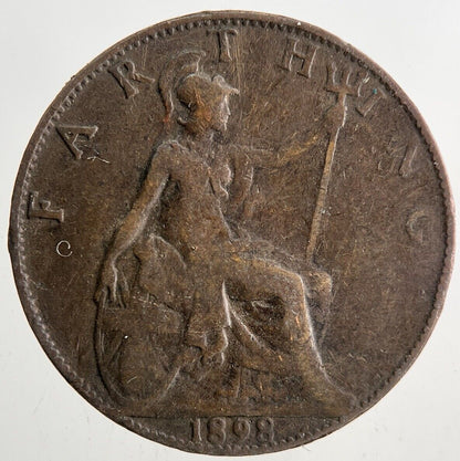 1898 Victoria Farthing Coin | Fine Collectable Grade