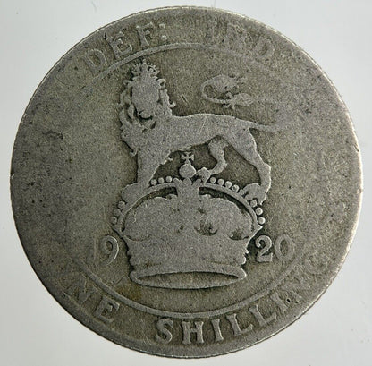1920 George V Shilling Silver Coin | Collectable Grade