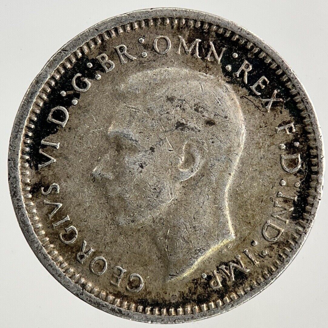 1943 Australia Threepence Silver Coin | Fine Collectable Grade