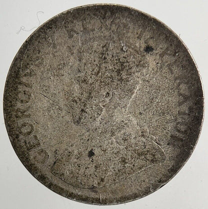 1929 South Africa Threepence Silver Coin | Fair Grade | a6565