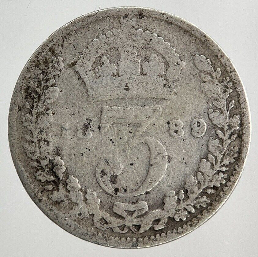 1889 Victoria Threepence Silver Coin | Collectable Grade