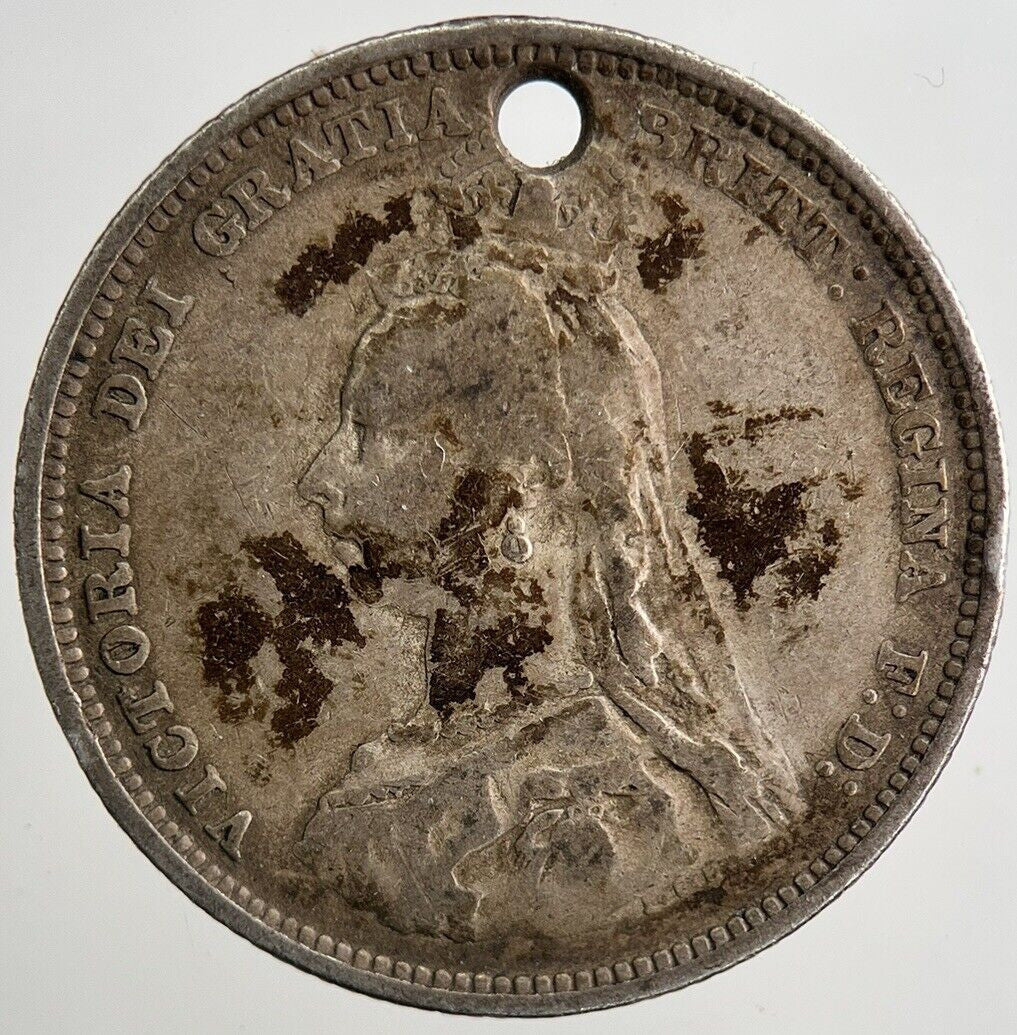 1888 Victoria Shilling Silver Coin | Collectable Grade | a5564