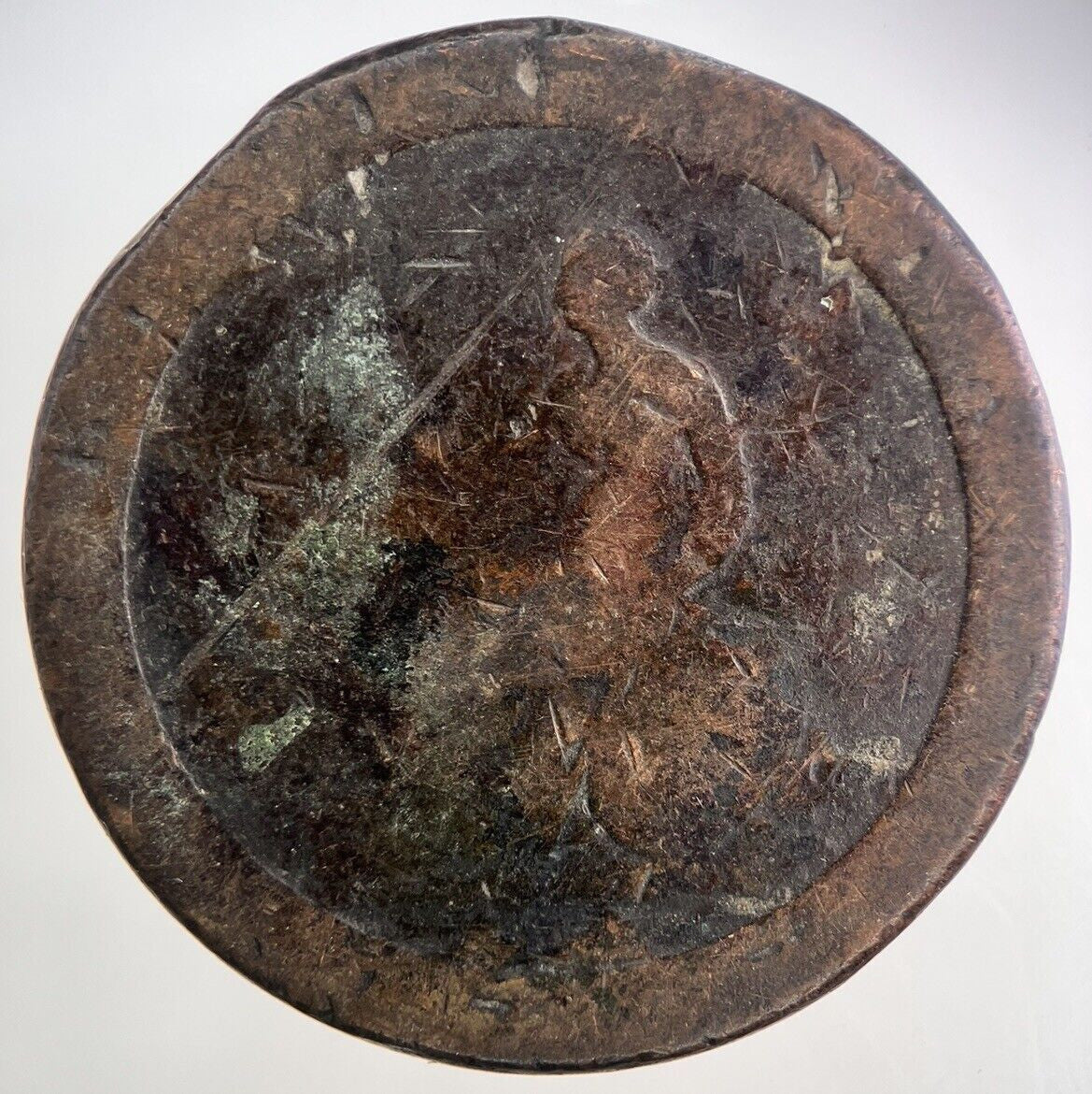 1797 George III 3rd Cartwheel One Penny Coin | Fair Grade