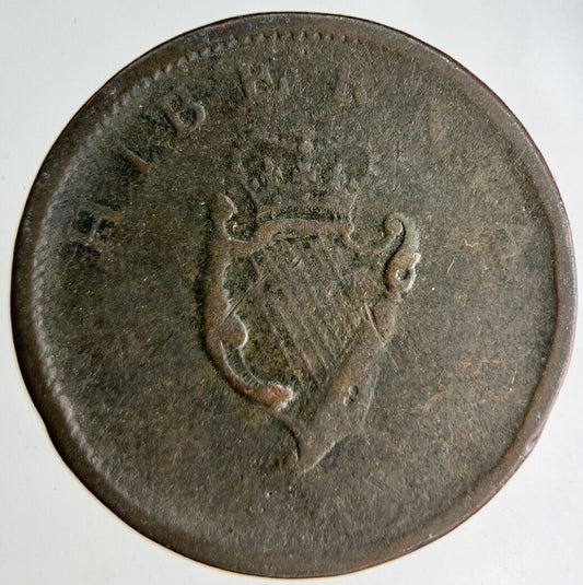 1806 Irish Half - Penny Coin | Collectable Grade
