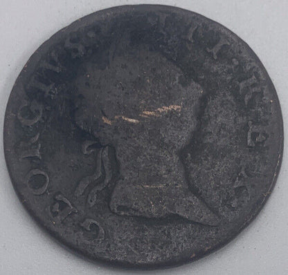 1766 Irish Half - Penny Coin | Fair Grade