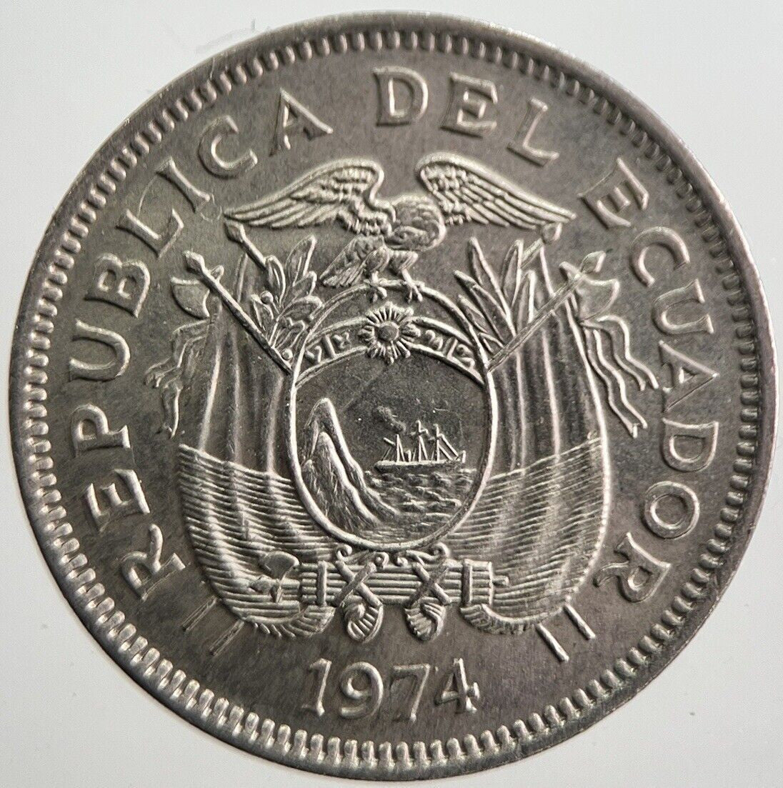 1974 Ecuador 20Centavos Coin | Very High Grade | a7156