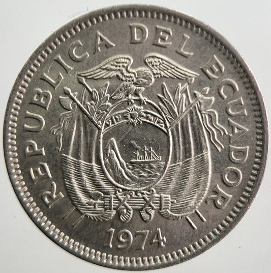 1974 Ecuador 20Centavos Coin | Very High Grade | a7156
