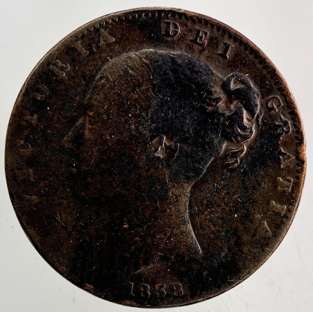 1838 Victoria Farthing Coin | Collectable Grade