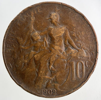 1902 France 10 Centimes Coin | Collectable Grade