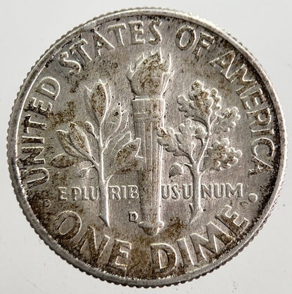 1964 - D US USA Roosevelt Dime Silver Coin | Very High Grade | a7824