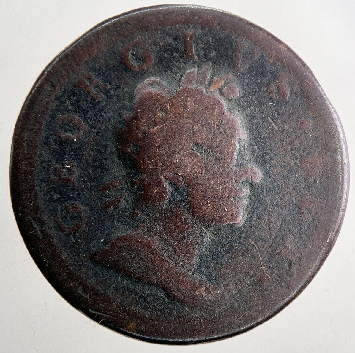 1718 George I 1st Half - Penny Coin | Collectable Grade | a9457