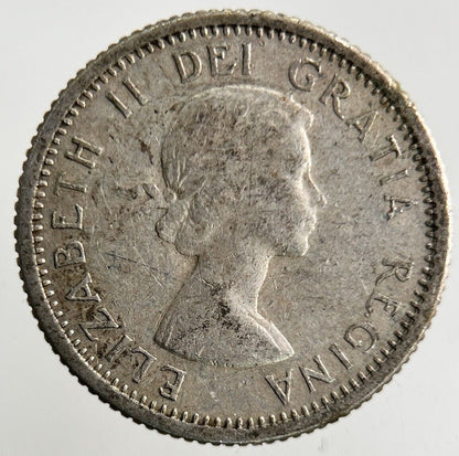 1963 Canada 10 Cents Silver Coin | Fine Collectable Grade