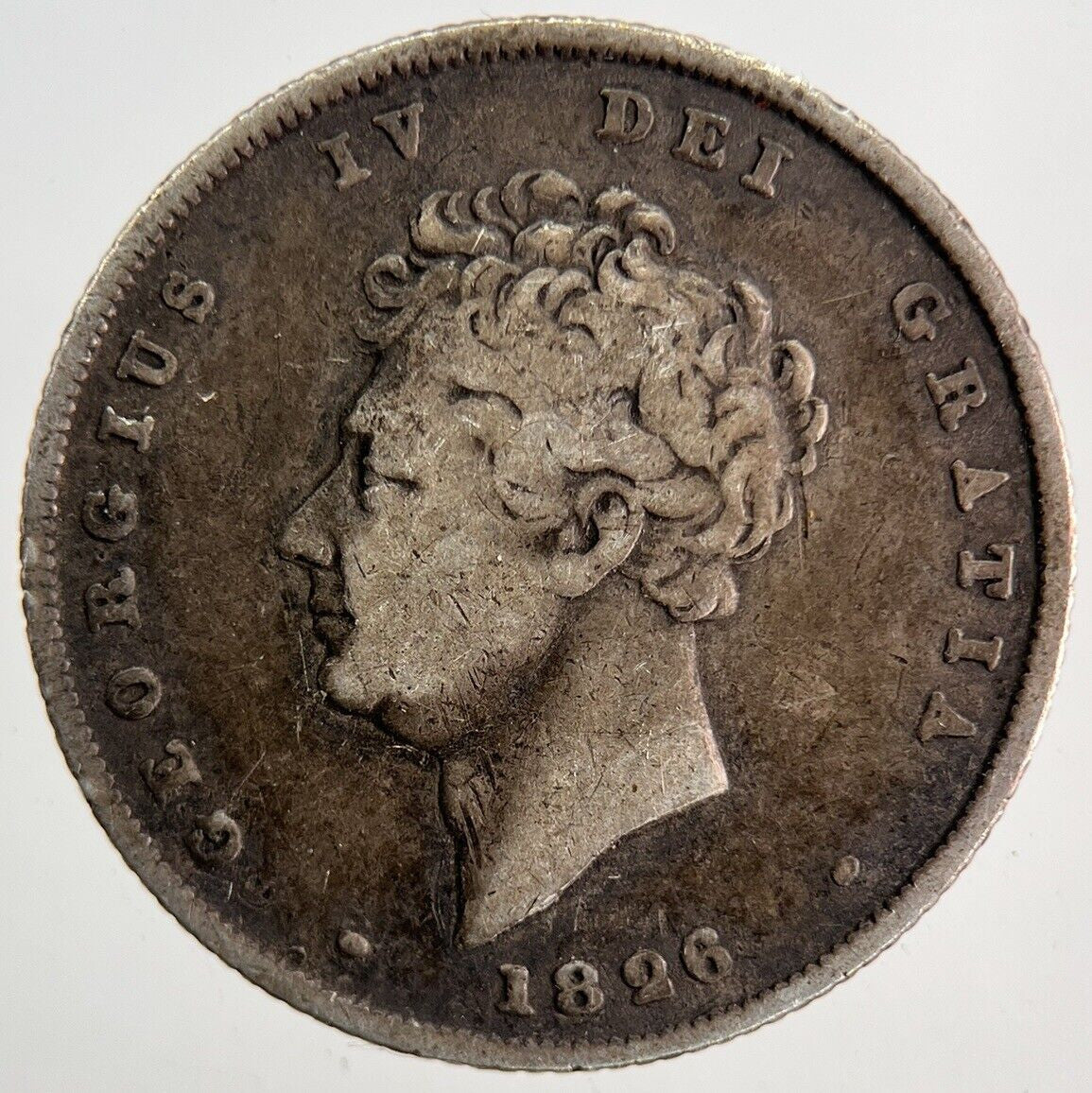 1826 George IV One Shilling Silver Coin | Fine Collectable Grade