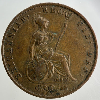 1854 Victoria Half - Penny Coin | Very High Grade