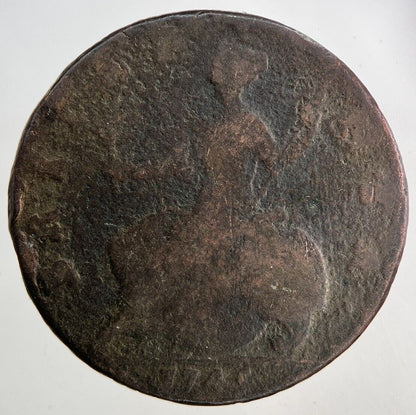 1745 George II 2nd Half - Penny Coin | Collectable Grade