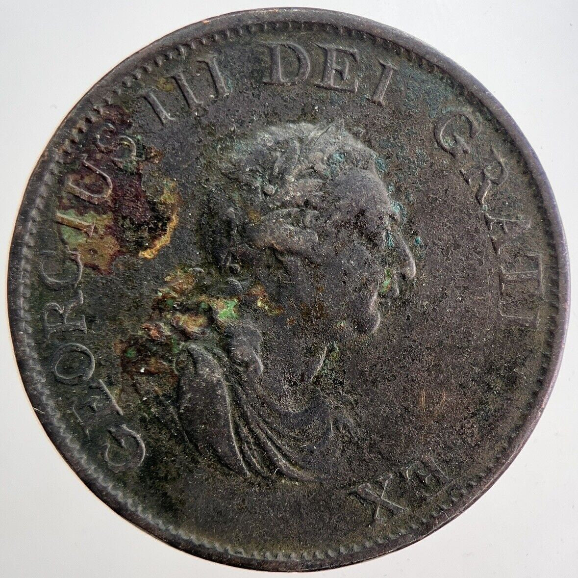 1799 George 3rd III Half - Penny Coin | Fine Collectable Grade | a6215