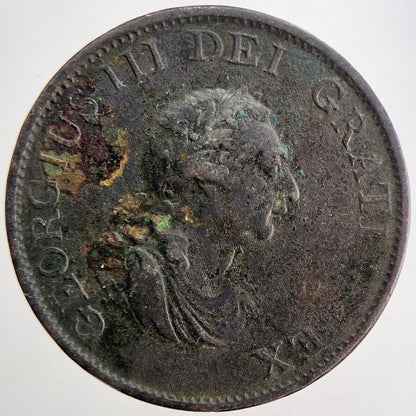 1799 George 3rd III Half - Penny Coin | Fine Collectable Grade | a6215