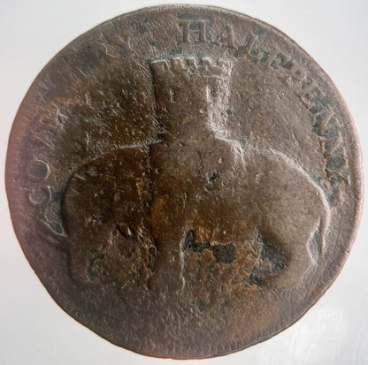 1799 Coventry Elephant Castle Half - Penny Token Coin | Collectable Grade | a4496