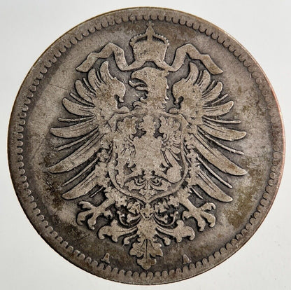 1876 Germany 1 Mark Silver Coin | Collectable Grade