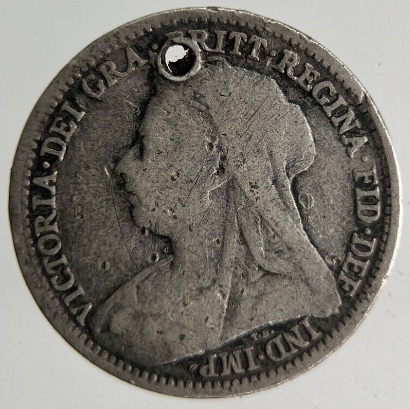 1898 Victoria Threepence Silver Coin | Collectable Grade