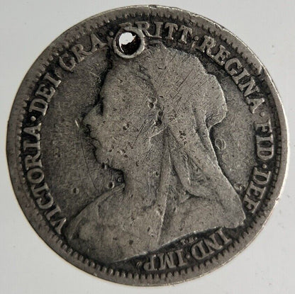 1898 Victoria Threepence Silver Coin | Collectable Grade