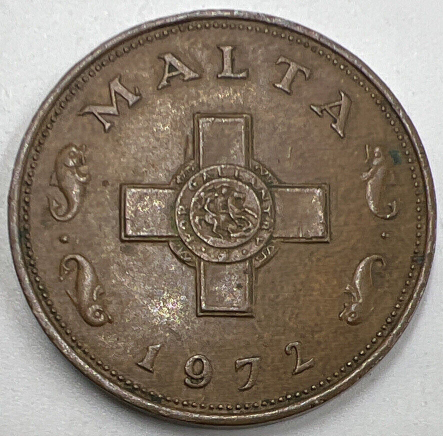 1972 Malta 1 Cent Coin | Collectable Grade | a857