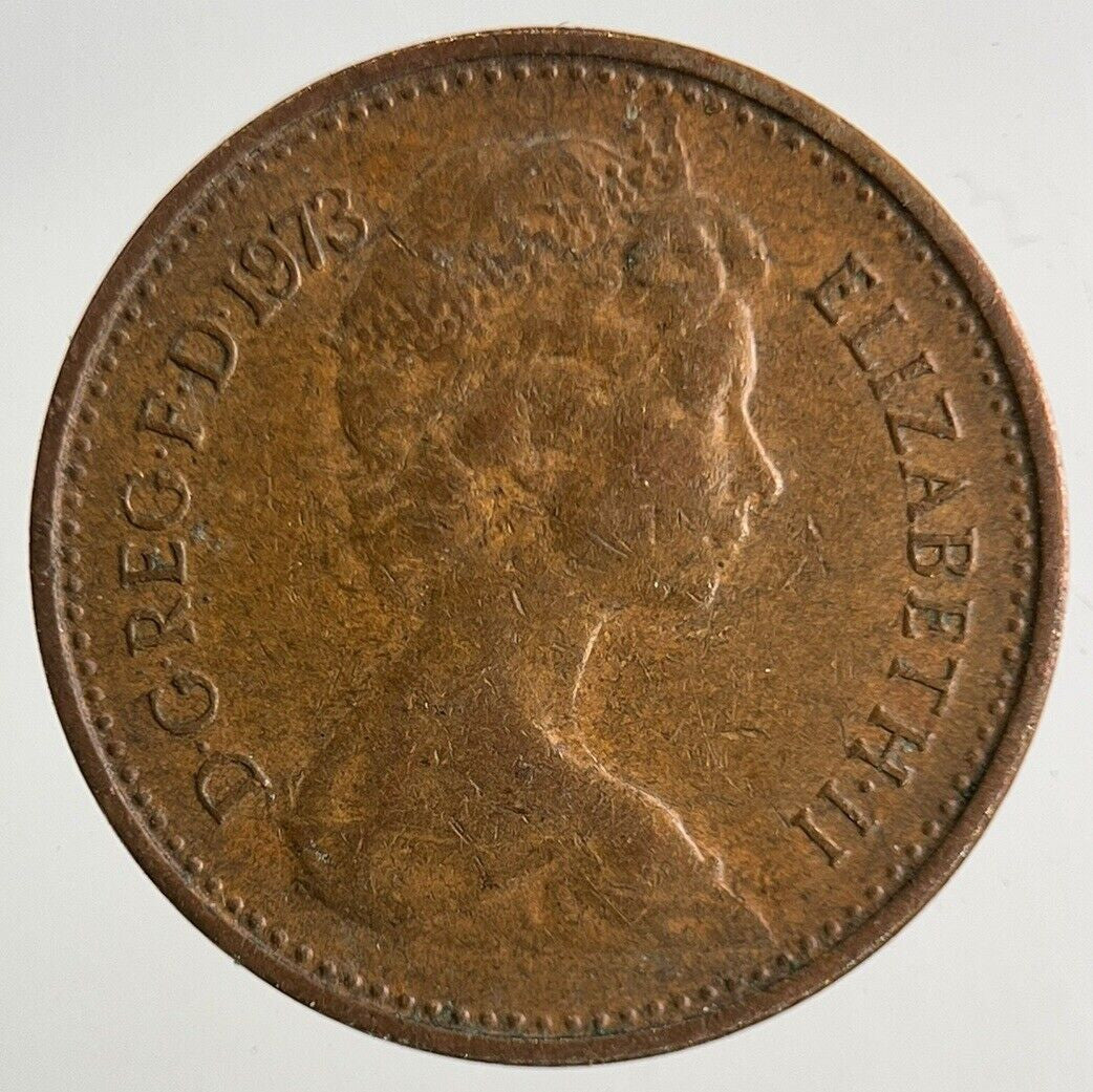 1973 Elizabeth II 2nd New 1/2 Half - Penny Coin | Fine Collectable Grade