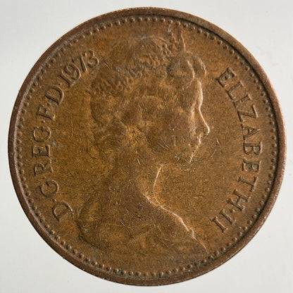 1973 Elizabeth II 2nd New 1/2 Half - Penny Coin | Fine Collectable Grade