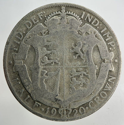 1920 George V Half - Crown Silver Coin | Collectable Grade