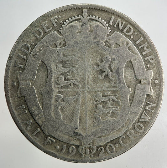 1920 George V Half - Crown Silver Coin | Collectable Grade