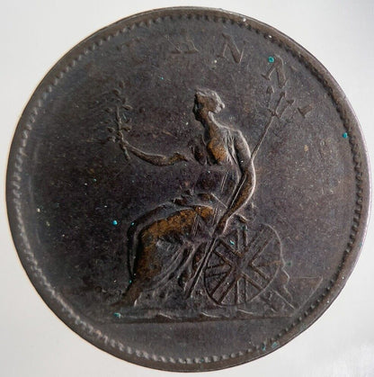1806 George III 3rd Half - Penny Coin | Fine Collectable Grade | a4452