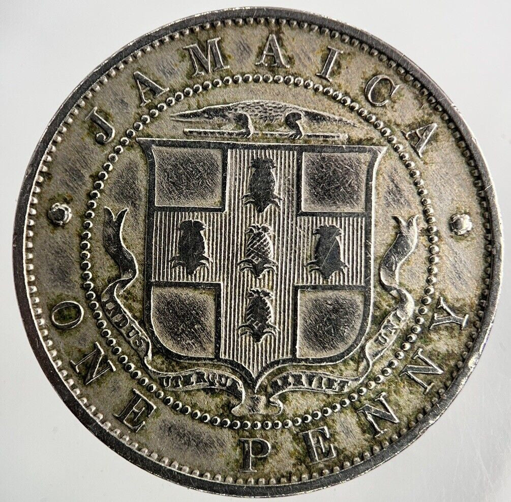 1920 Jamaica One Penny Coin | Fine Collectable Grade