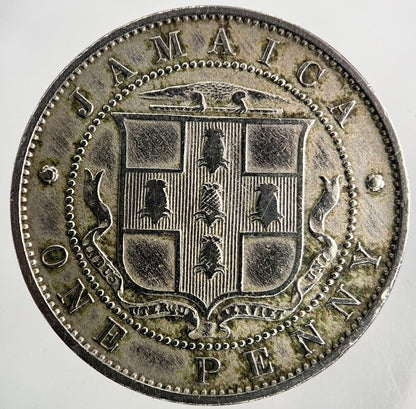 1920 Jamaica One Penny Coin | Fine Collectable Grade