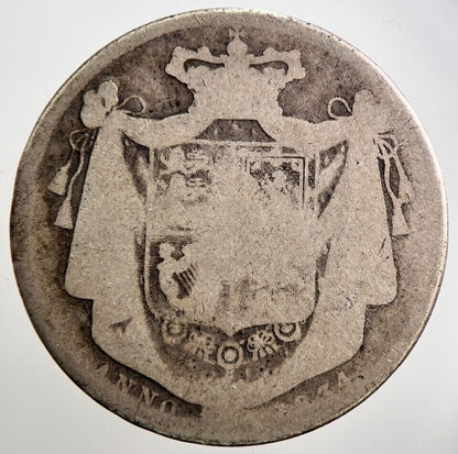1834 William IIII 4th Anno Half - Crown Silver Coin | Fair Grade | a2630