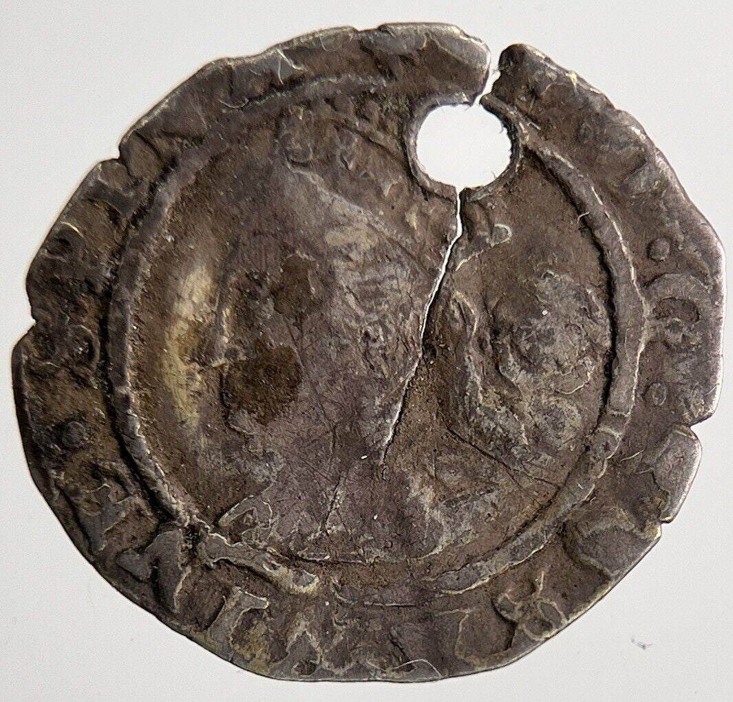 1575 Elizabeth I 1st Threepence Hammered Silver Coin | Collectable Grade | a9034