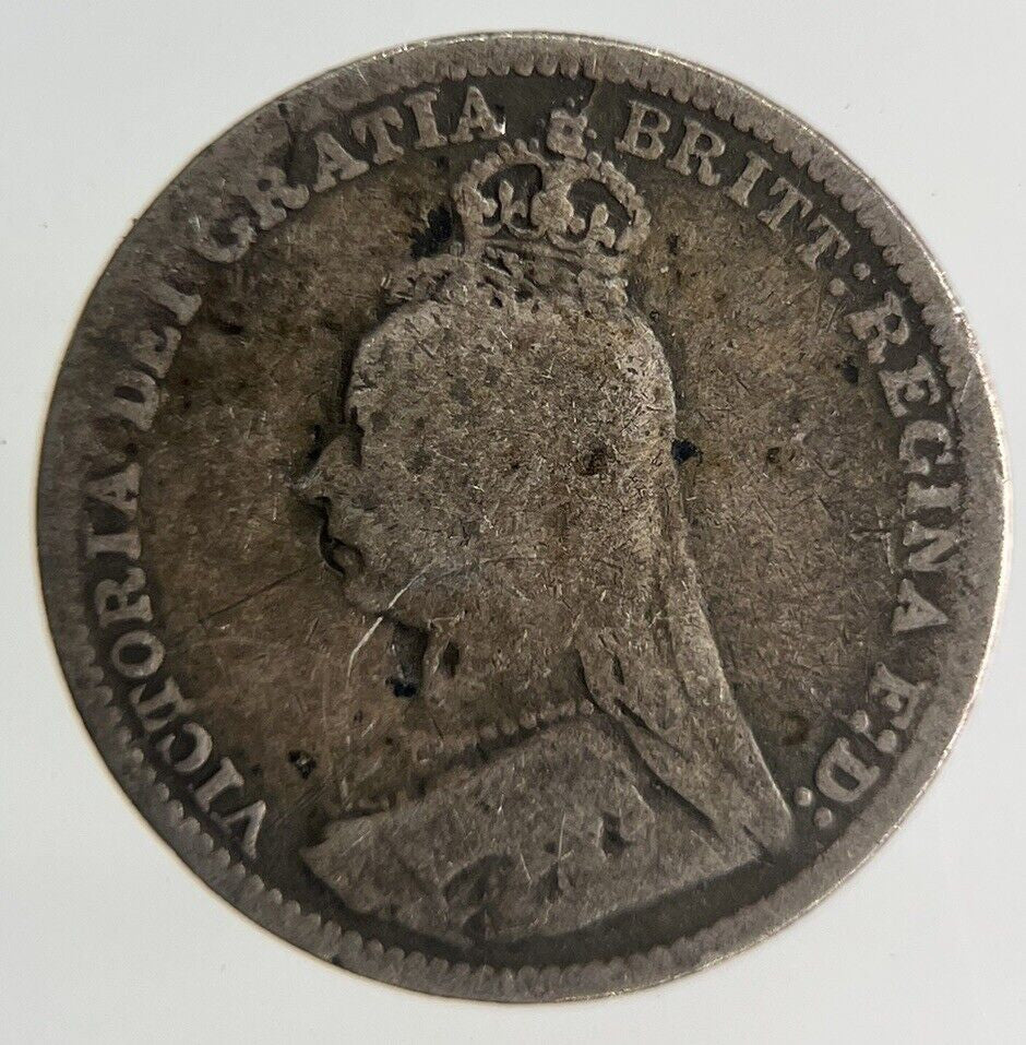 1892 Victoria Threepence Silver Coin | Collectable Grade