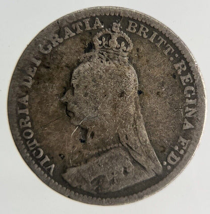 1892 Victoria Threepence Silver Coin | Collectable Grade