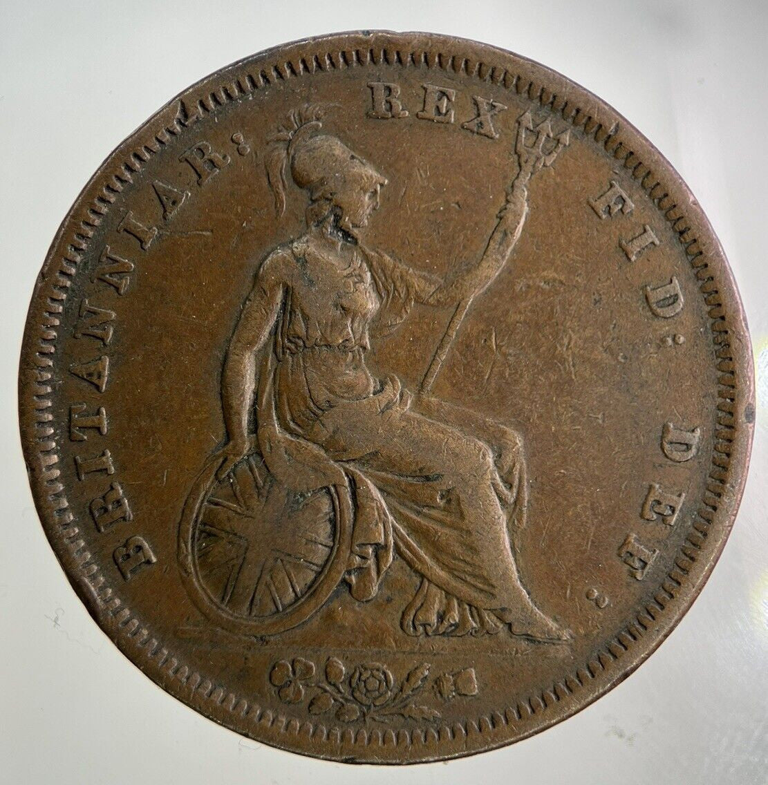 1826 George IV One Penny Coin | Fine Collectable Grade
