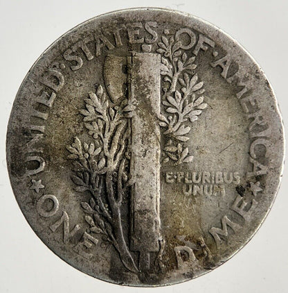 1925 US USA Mercury One Dime Silver Coin | Collectable Grade