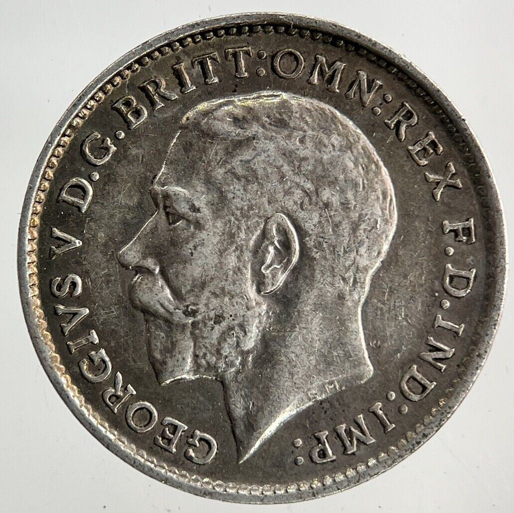 1913 George V Threepence Silver Coin | Very High Grade