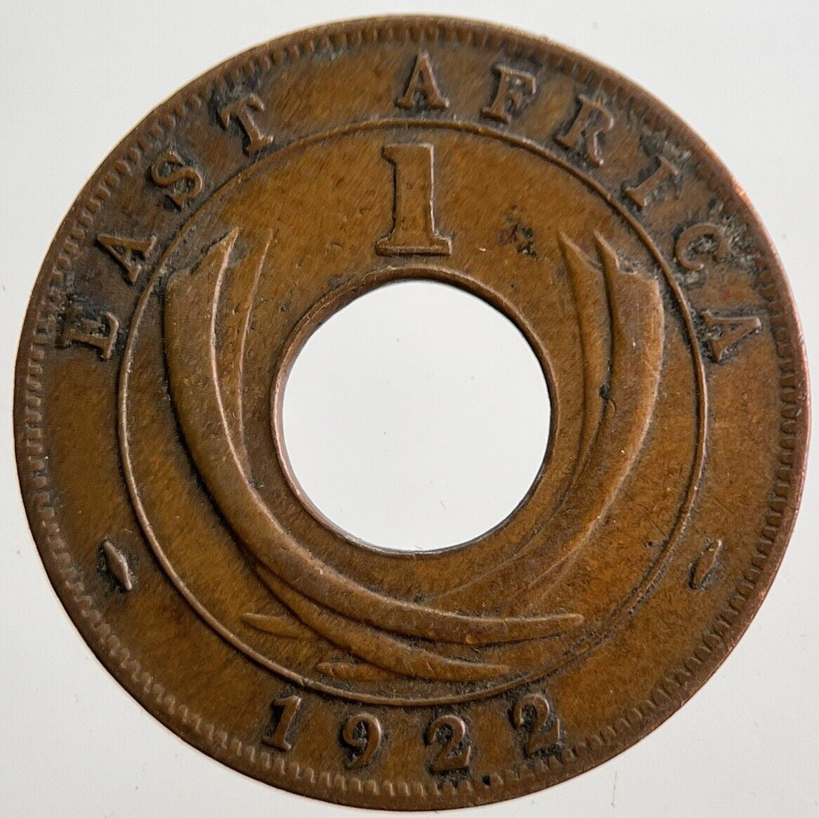 1922 East Africa 1 One Cent Coin | Very High Grade | a7561