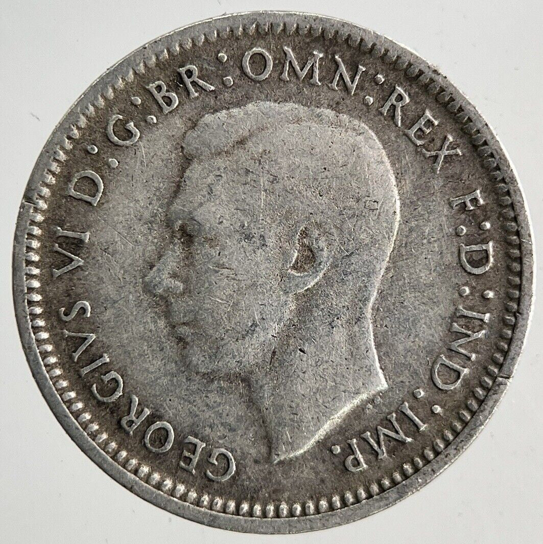 1943 - D Australia Threepence Silver Coin | Fine Collectable Grade