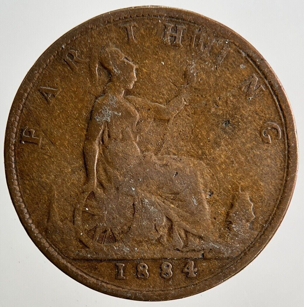1884 Victoria Farthing Coin | Collectable Grade | a3402