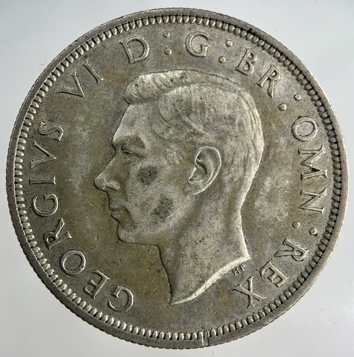 1942 George VI Half - Crown Silver Coin | Fine Collectable Grade