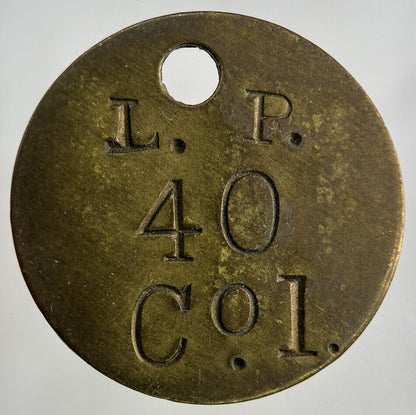 British L P 40 Co 1 Token Coin | Collectable Grade