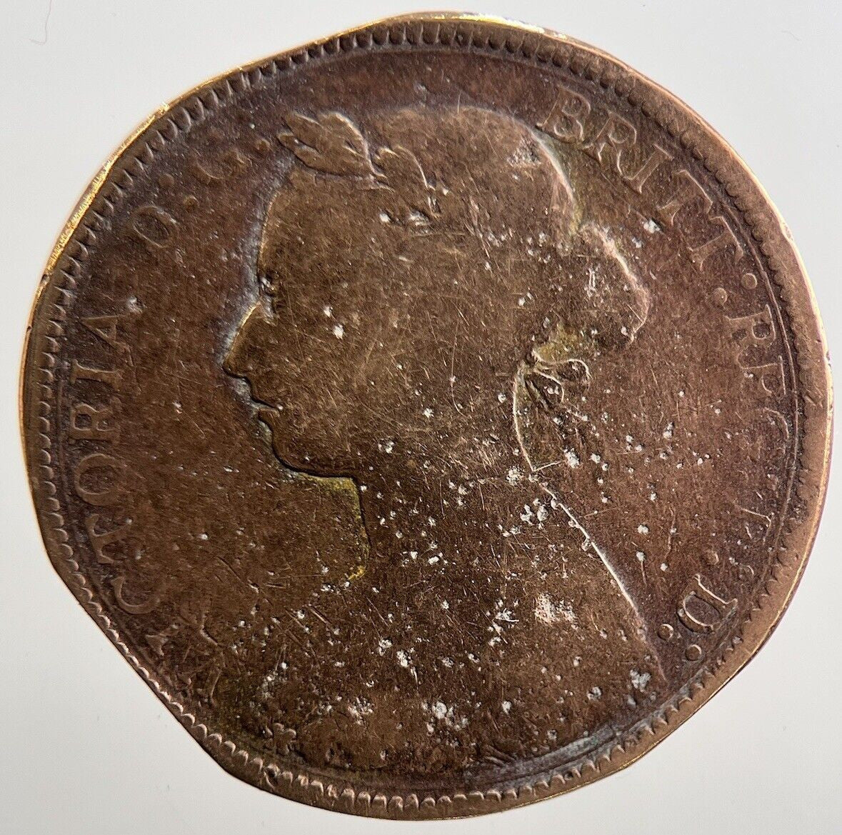 1888 Victoria Half - Penny Coin | Collectable Grade | a3810
