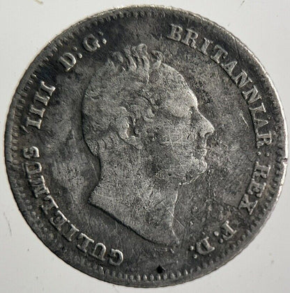 1836 William IV Four - Pence Silver Coin | Collectable Grade | a4677
